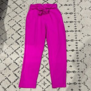 DO+BE Fuchsia High-Waisted Pants